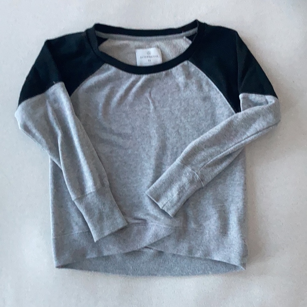 Alternative Apparel Crisscross Sweatshirt, XS